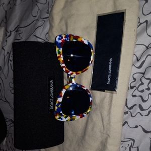 Multi-colored Dolce & Gabbana glasses
